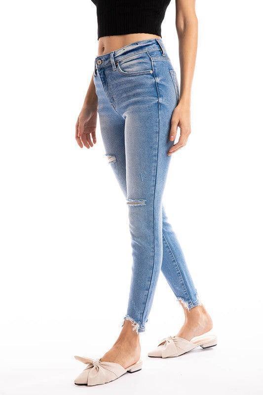 Light Wash Shark Bite Denim - Image 6