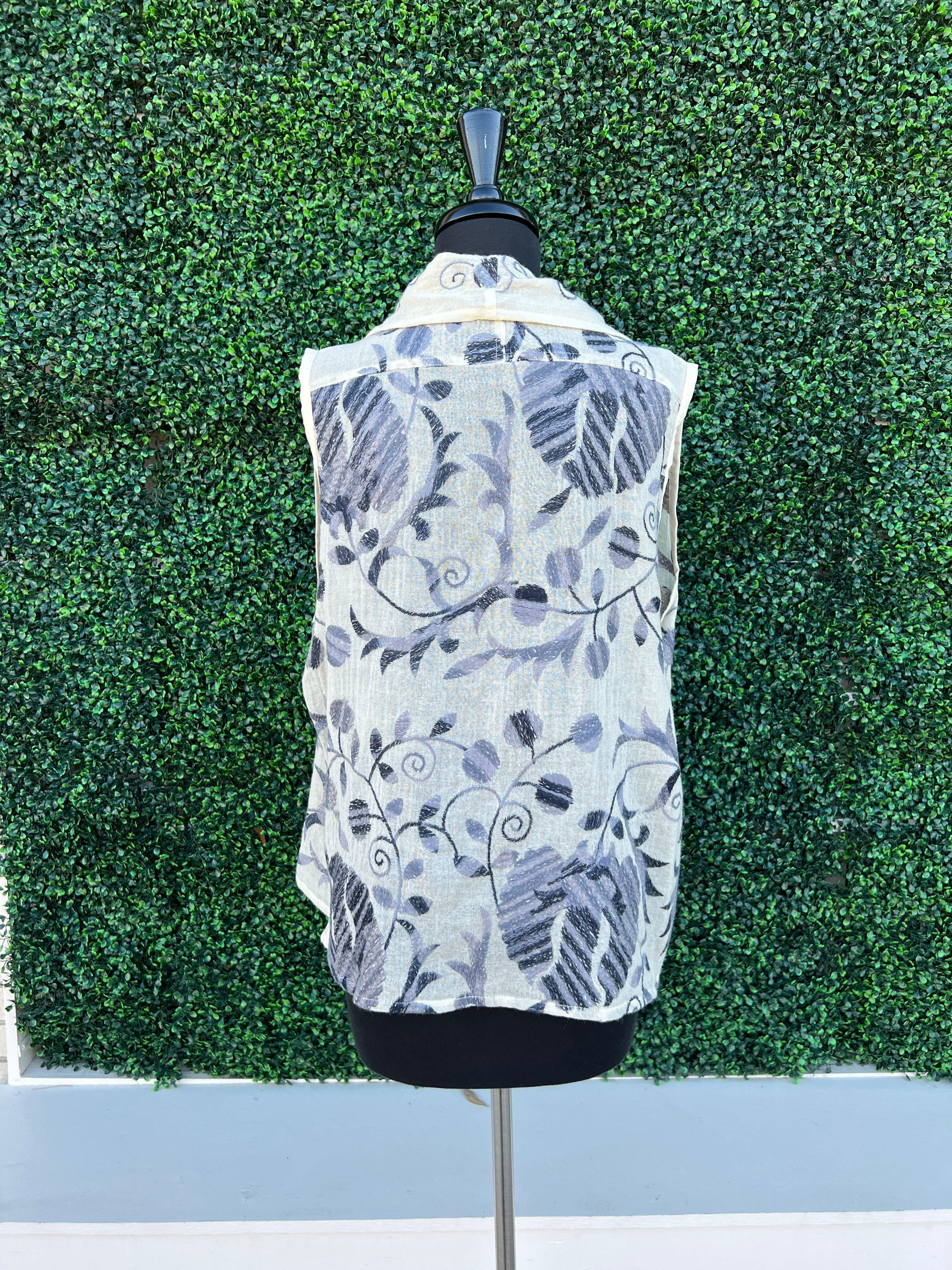 Casablanca Embroidered Vest - Image 4