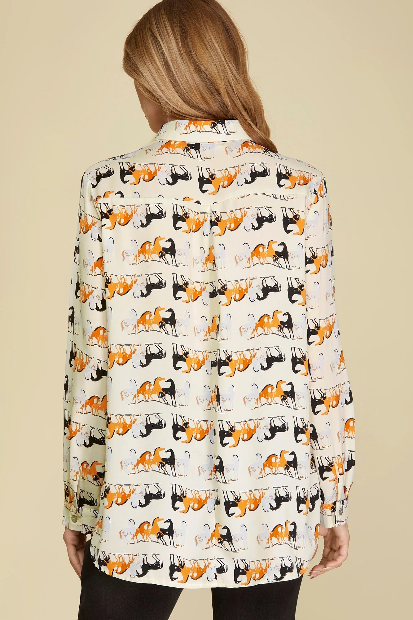 Rodeo Horse Print Button Up - Image 2