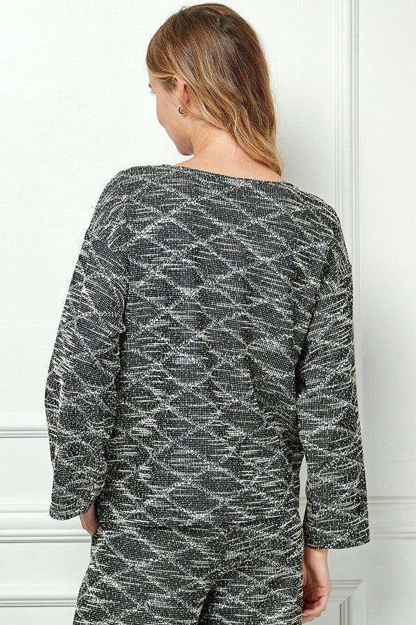 Tweed Athleisure Top - Image 2