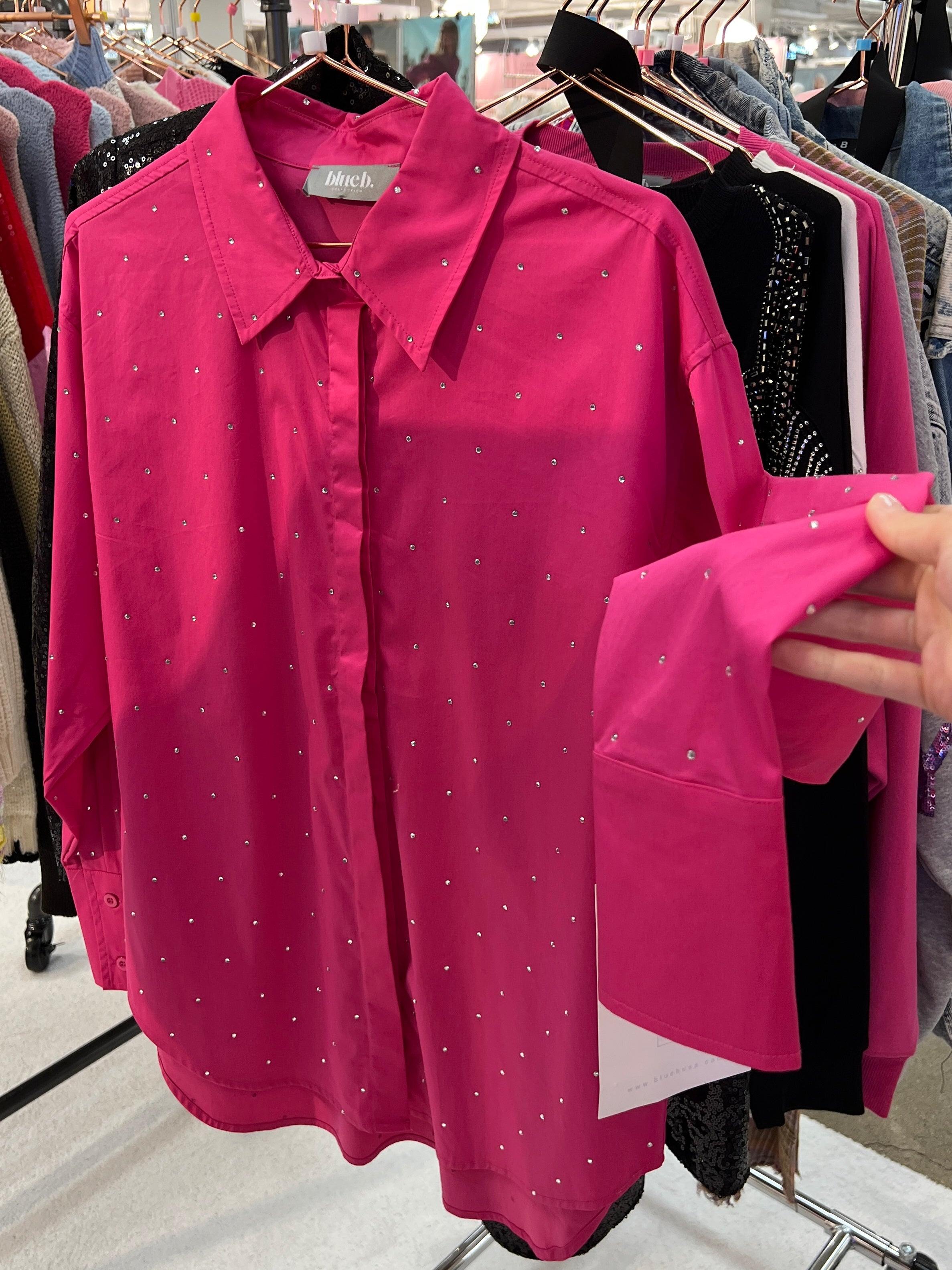 Bedazzled Button Up Top - Image 3