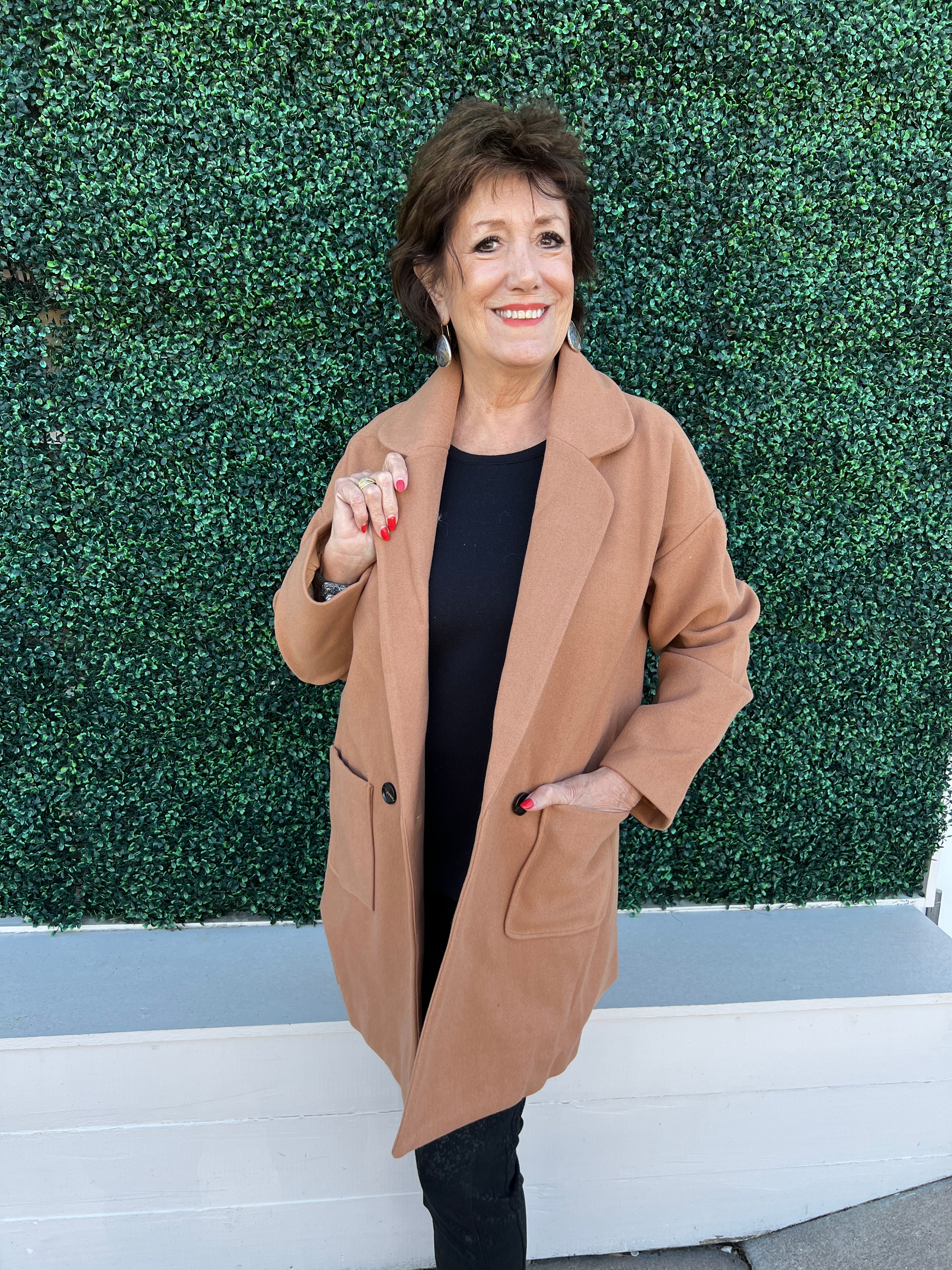 Double Breasted Boyfriend Coat