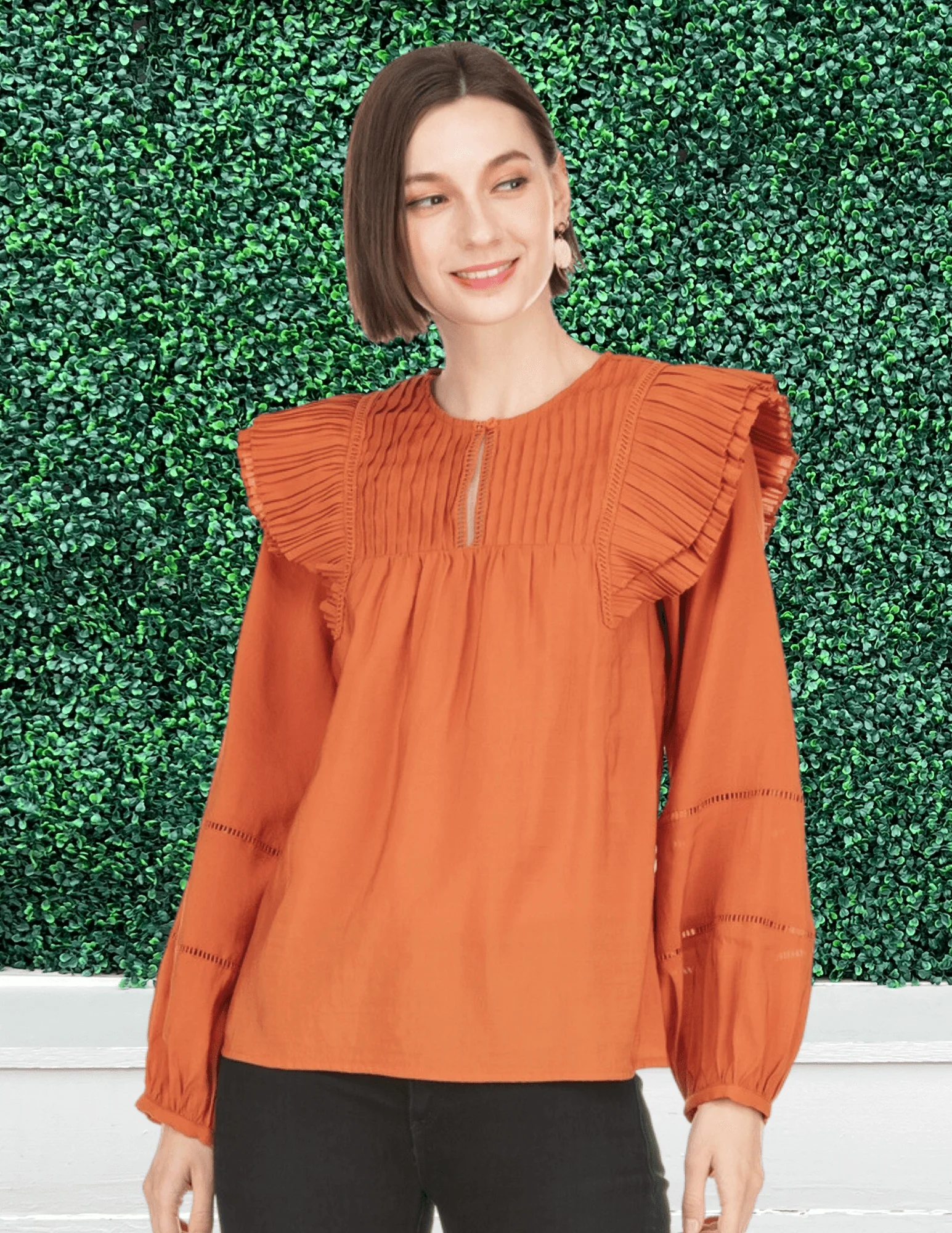 Pin Tuck Blouse