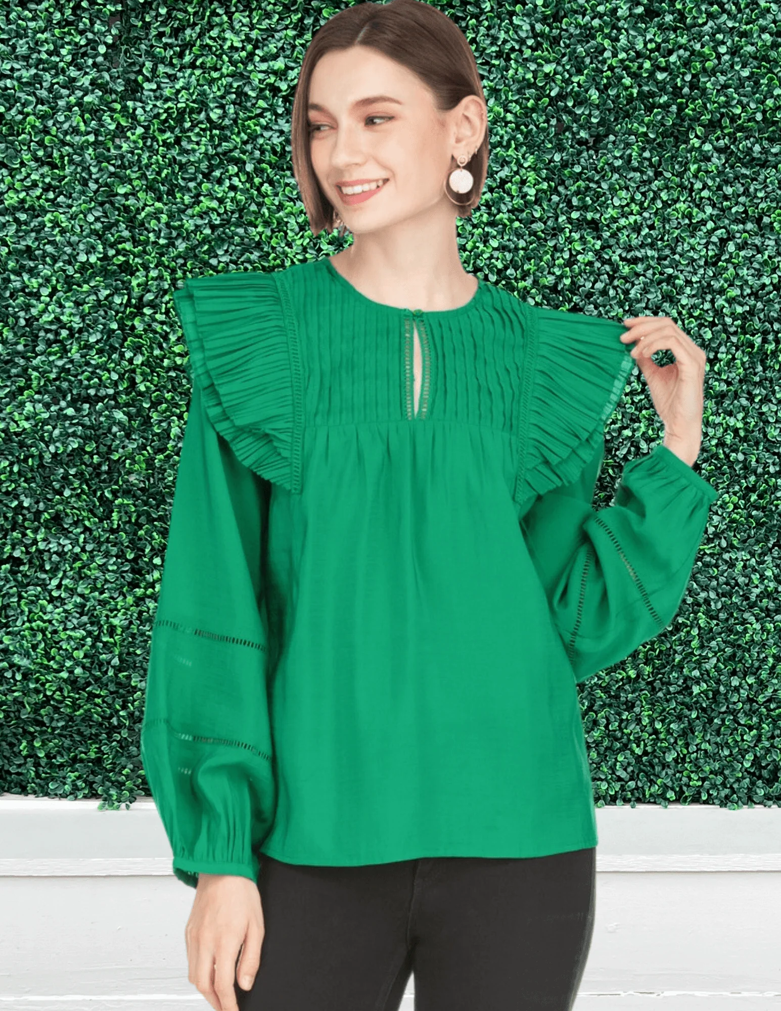 Pin Tuck Blouse - Image 2