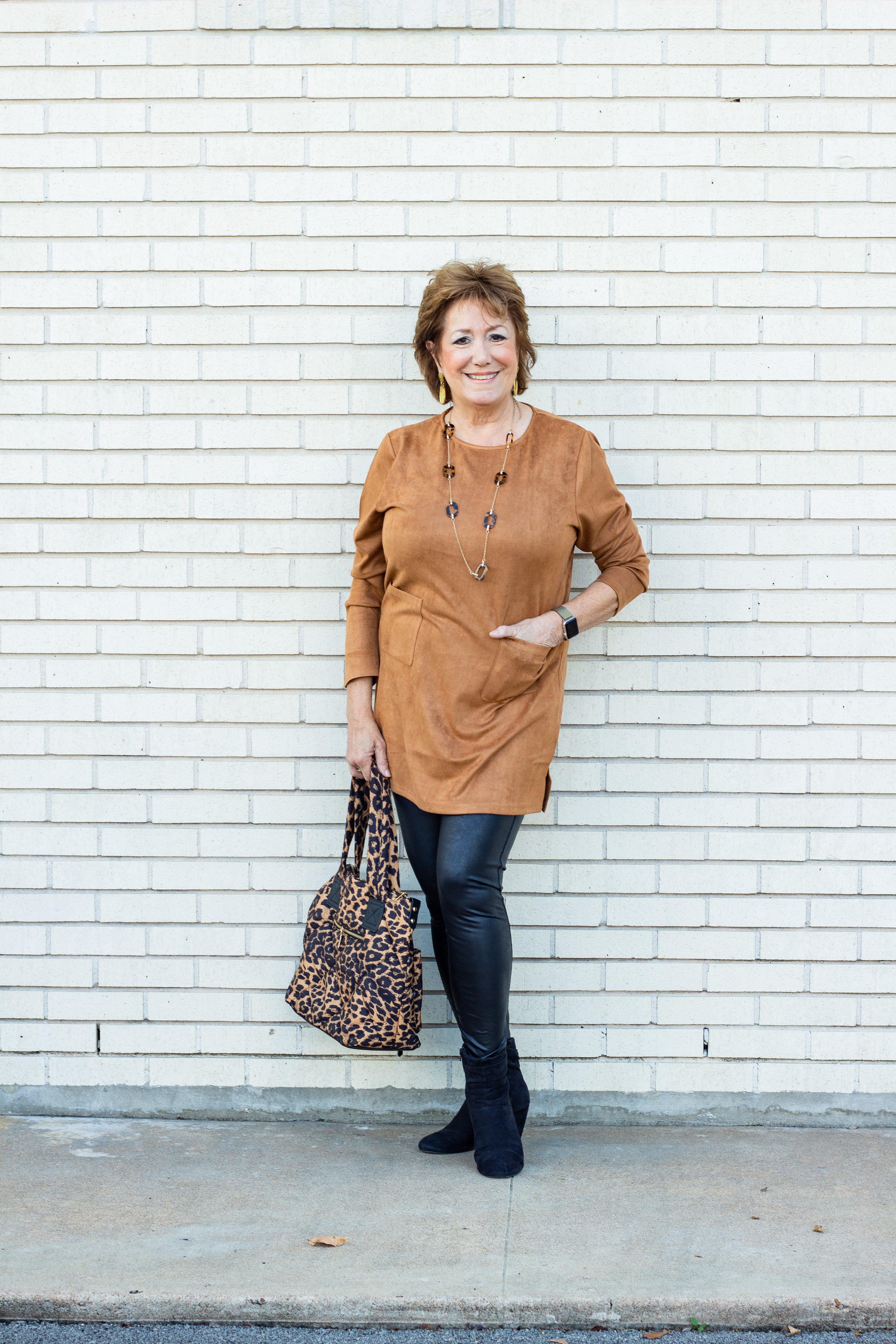 Suede Pocket Tunic - Image 4