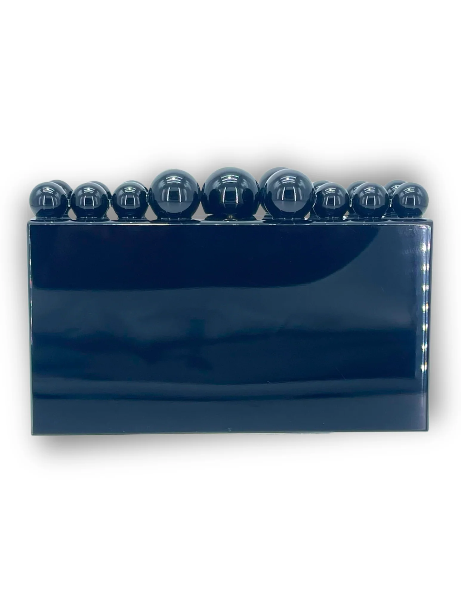 Acrylic Box Marble Top Clutch - Image 3