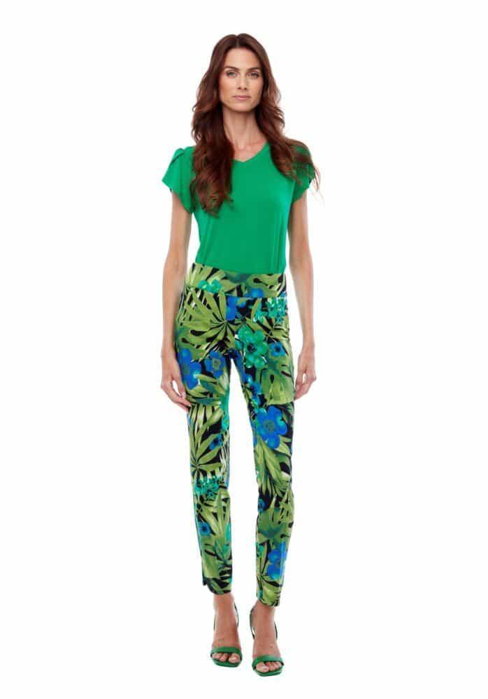 Maui Print Petal Slit Up! Pant - Image 3