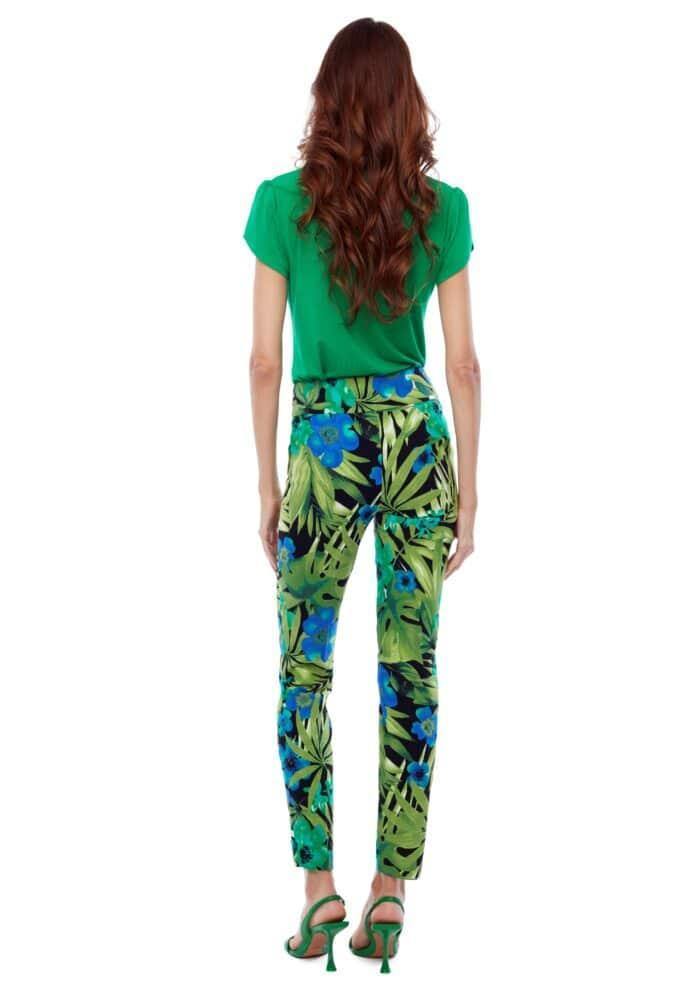 Maui Print Petal Slit Up! Pant - Image 4