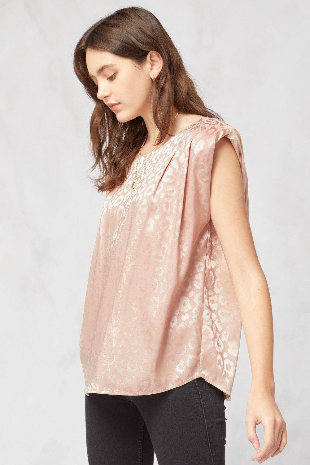 Monochromatic Animal Print Top - Image 2