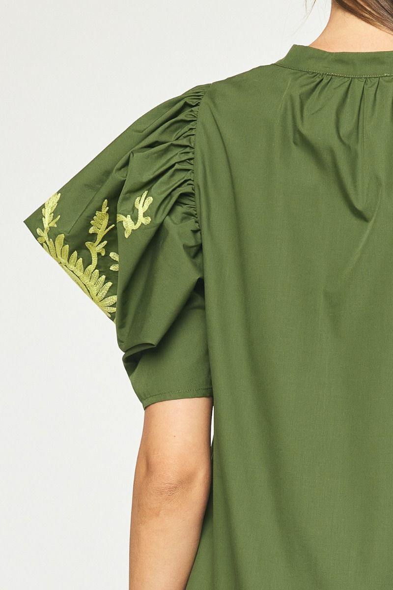 Olive and Lime Dress - Image 4