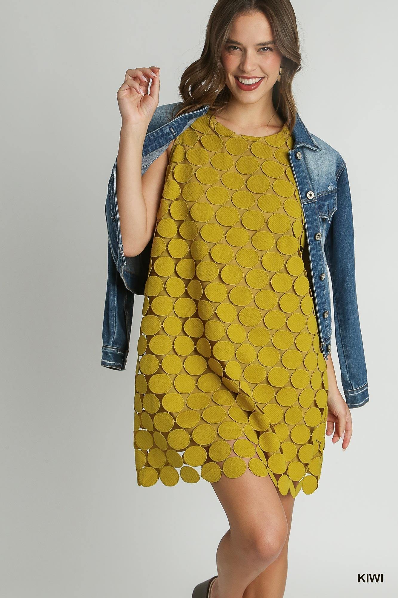 Yoyo Lace Sheath Dress - Image 4