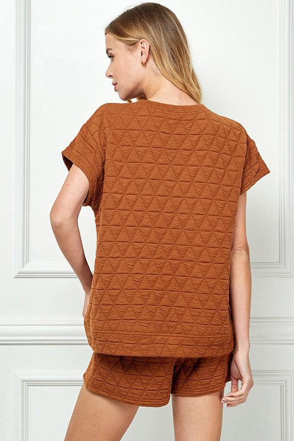 Quilted Sweatshirt Top - Image 5