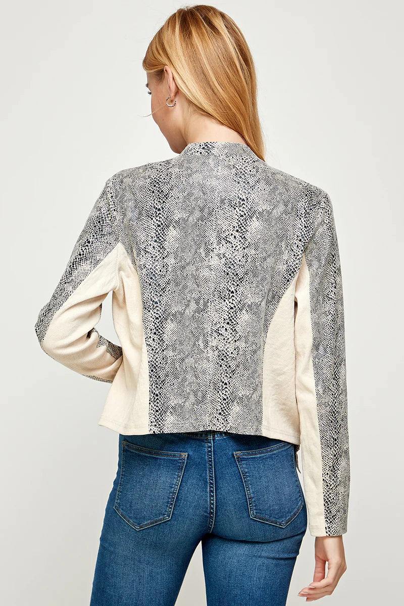 Faux Snakeskin Jacket - Image 6