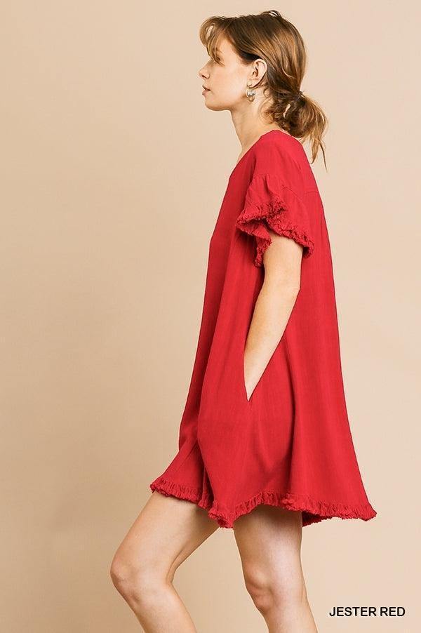 Ruffle Fringe Dress - Image 5