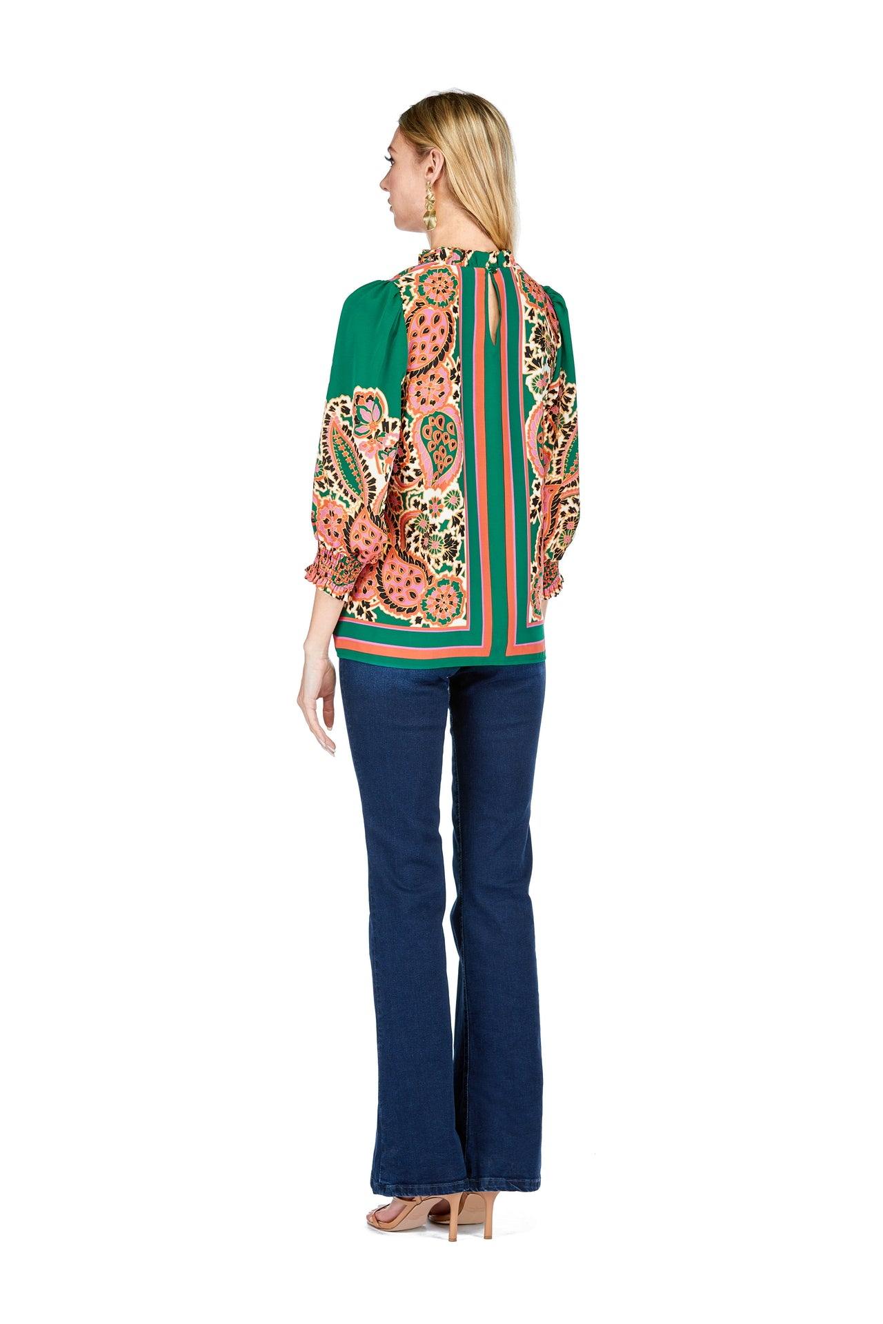 Falling Border Blouse - Image 2
