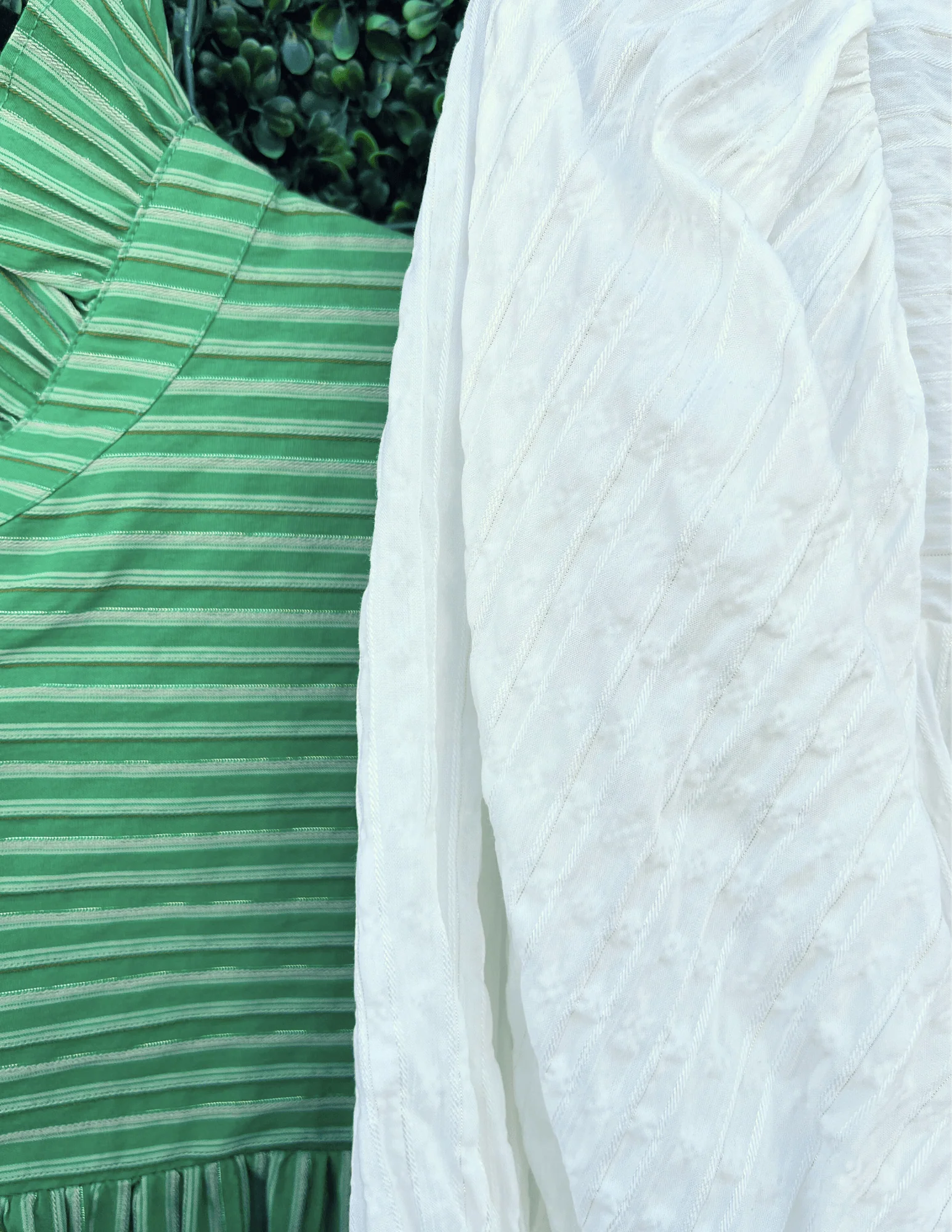 Stripe Puff Sleeve Top - Image 3