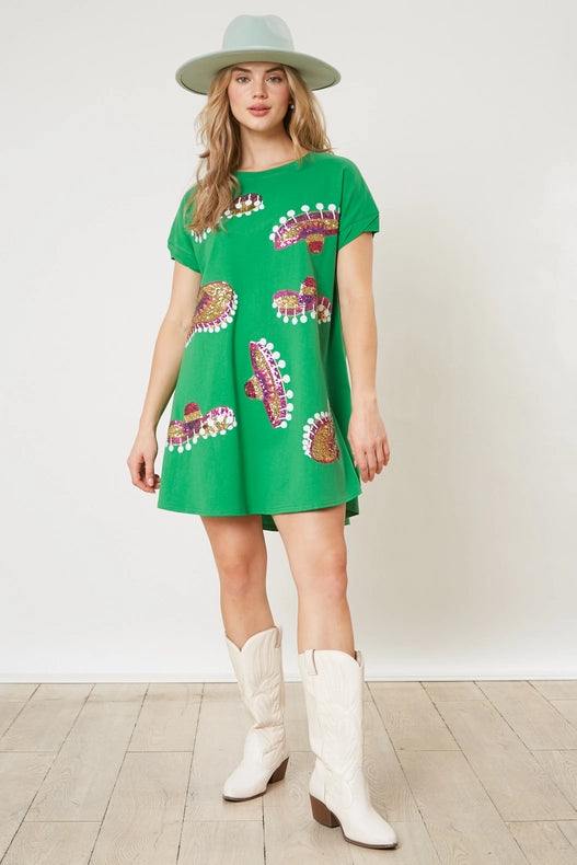 Sequin Sombrero Dress - Image 2