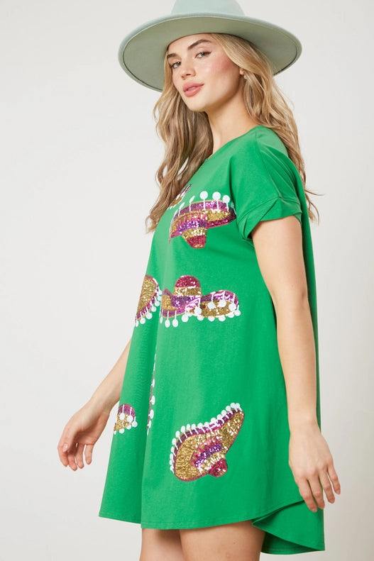 Sequin Sombrero Dress - Image 6