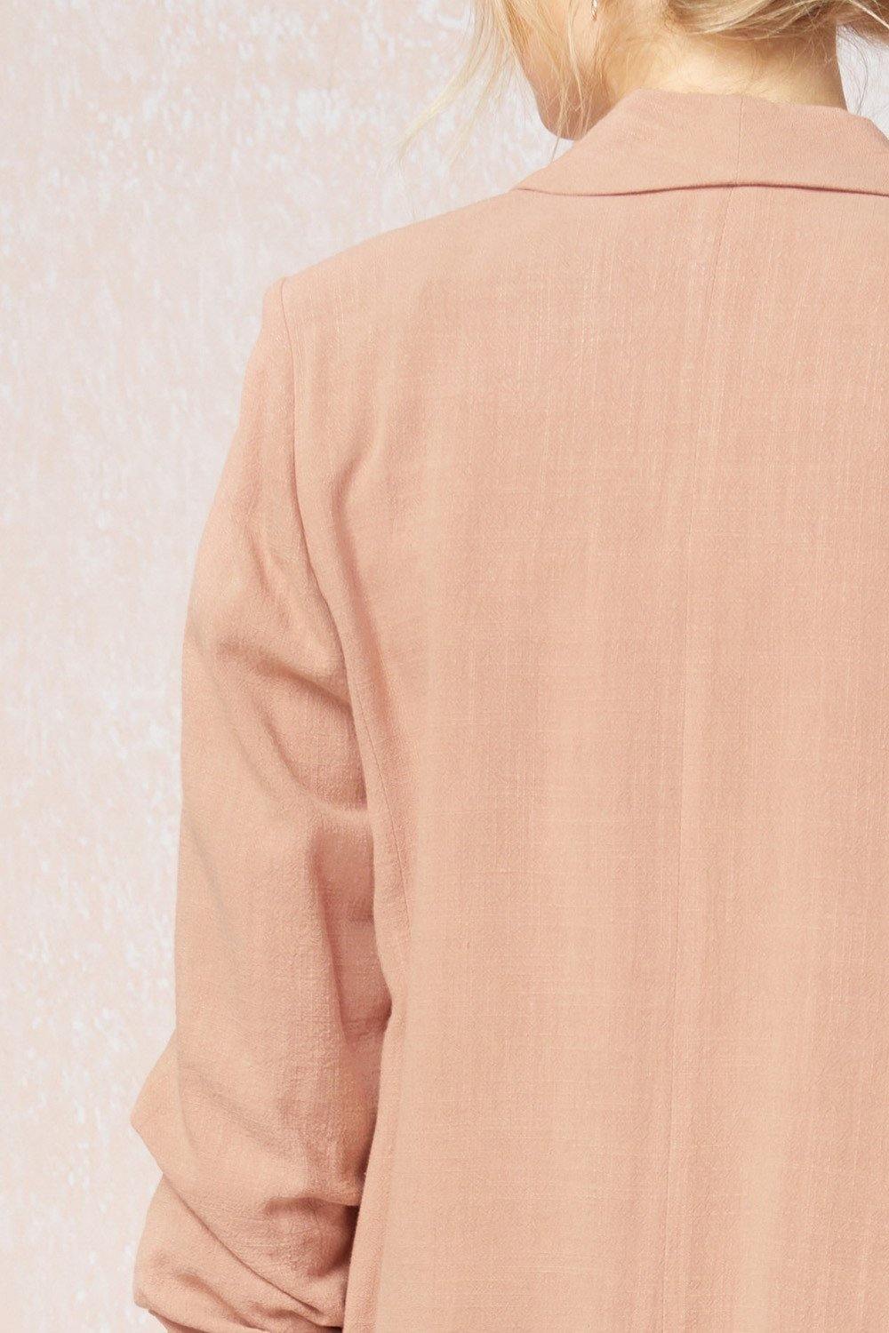Shirred Blazer Jacket - Image 14