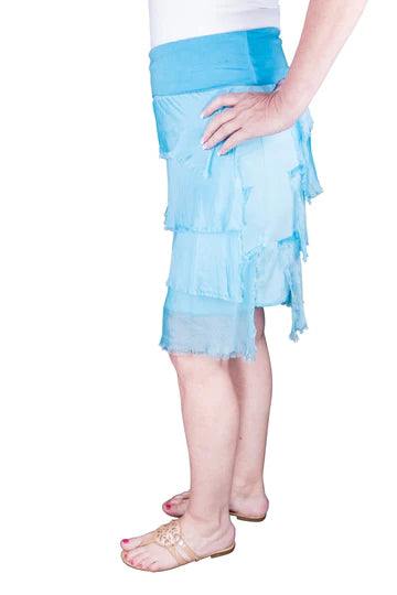 Silk Ruffle Skirt - Image 6