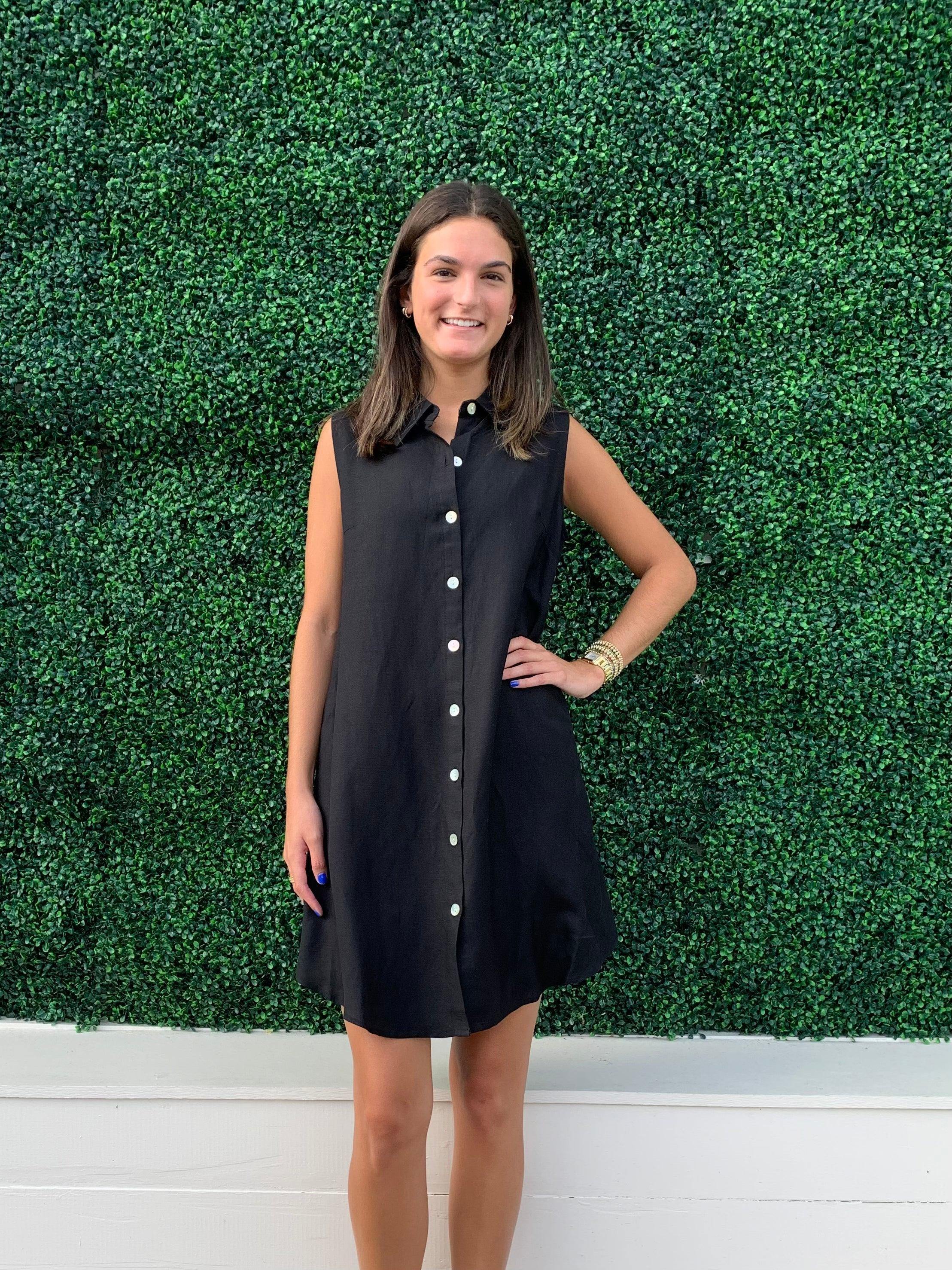 Linen Button Down Dress