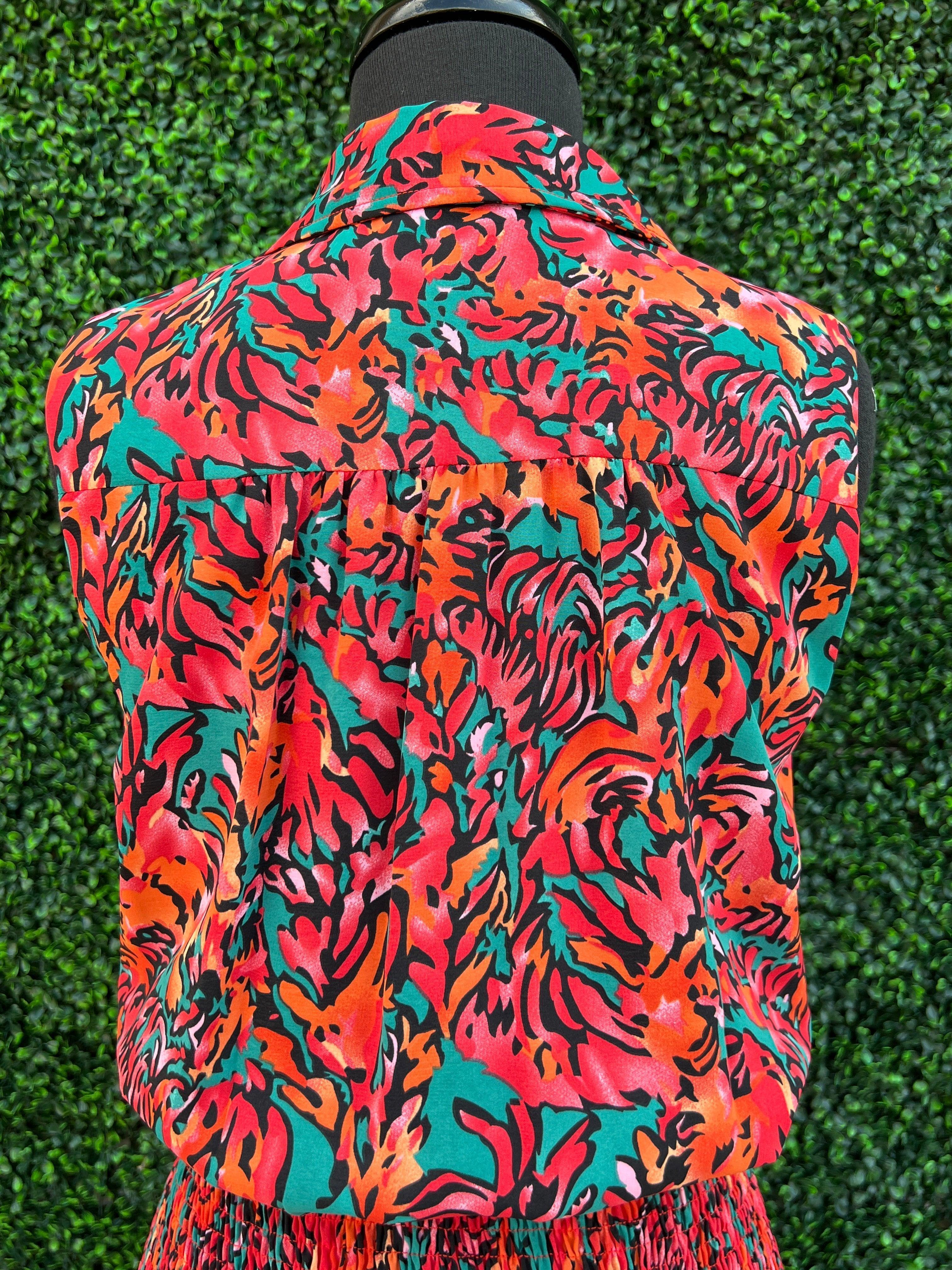 Floral Fire Dress - Image 4
