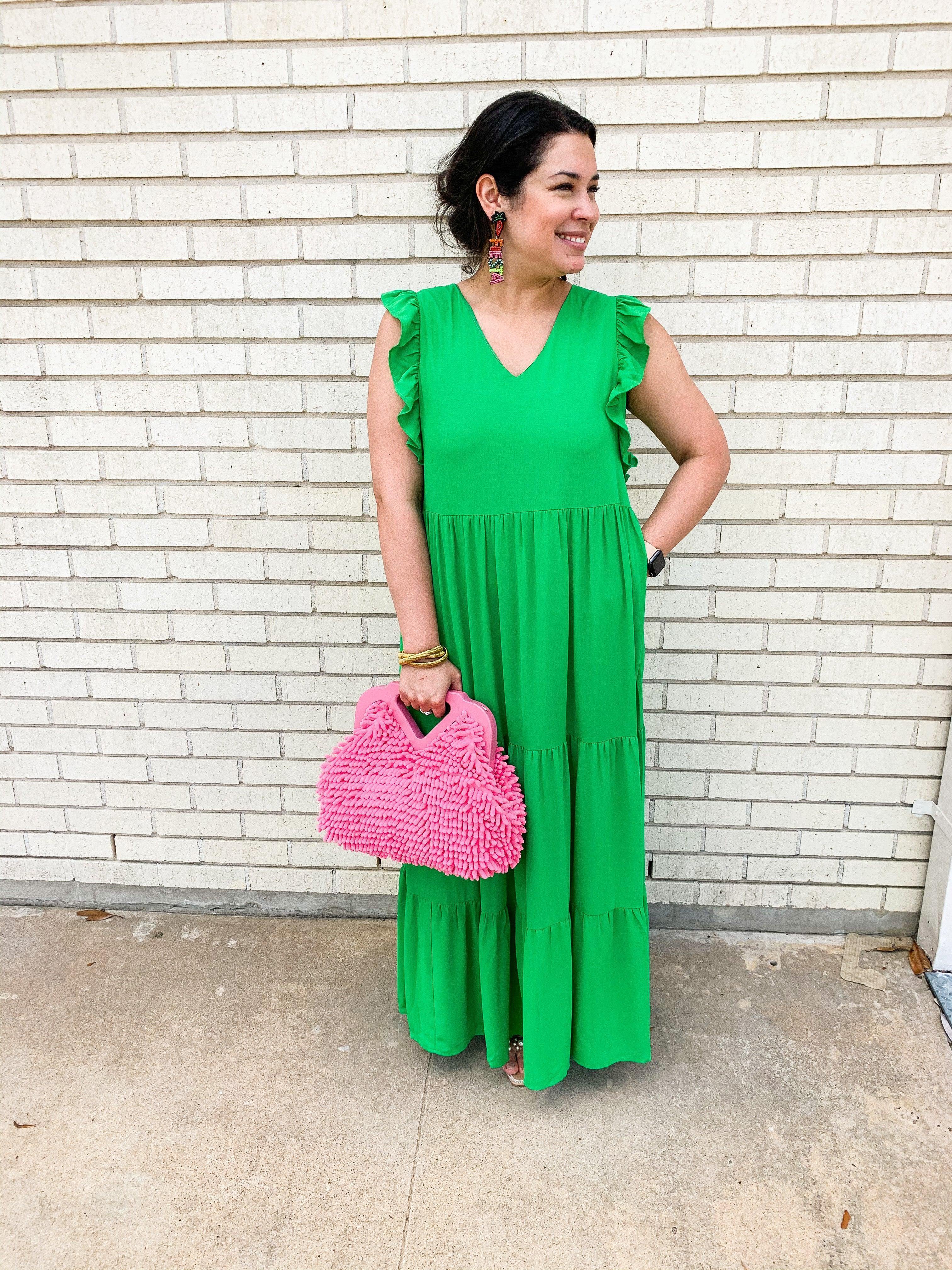 Ruffle Sleeved Maxi Dress - Image 5