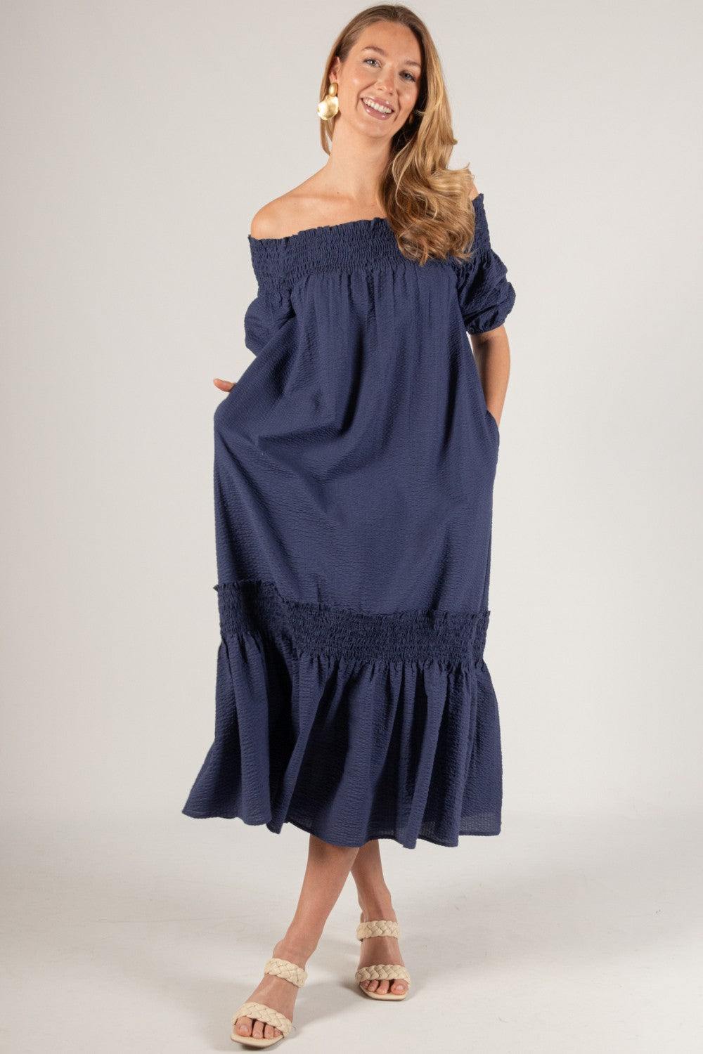 Off The Shoulder Midi Dress - Image 5