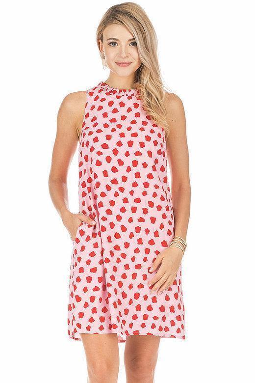 South of France Spotted Dress