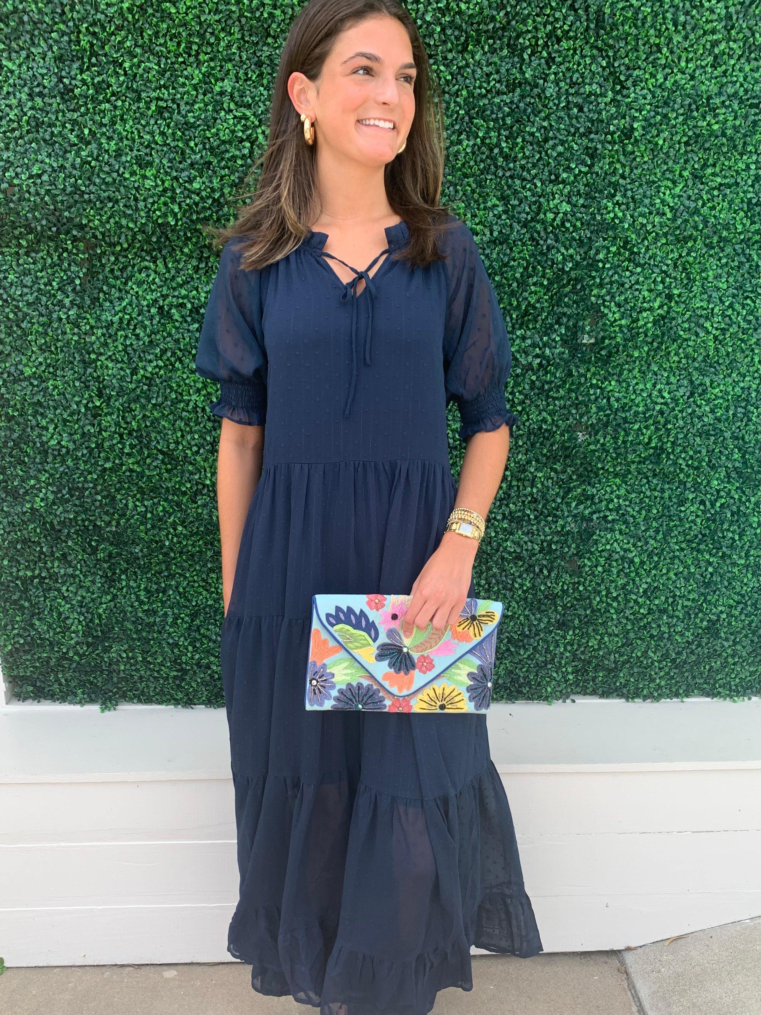 Navy Polkadot Maxi - Image 2