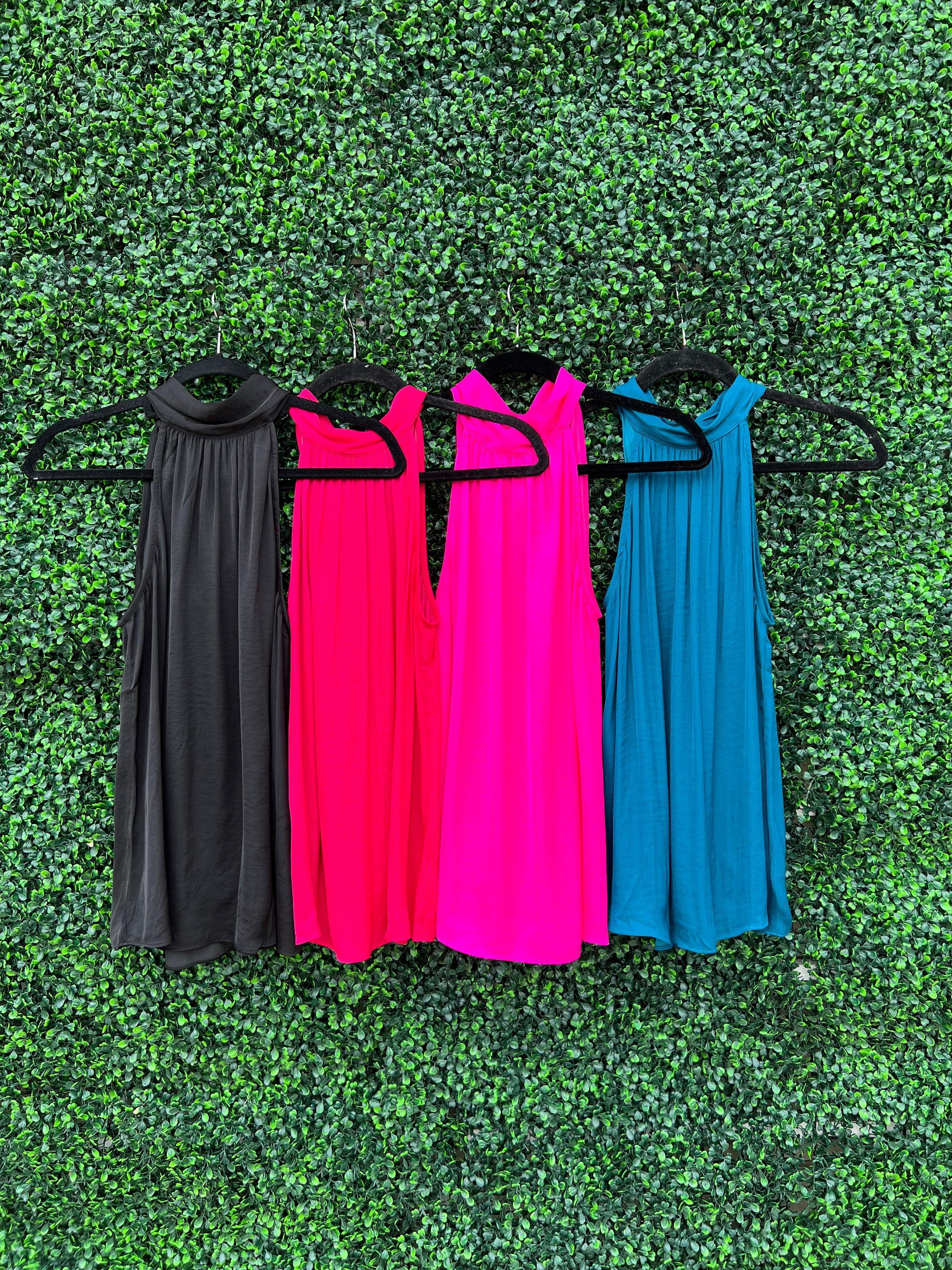 Tie Front or Back Halter Top