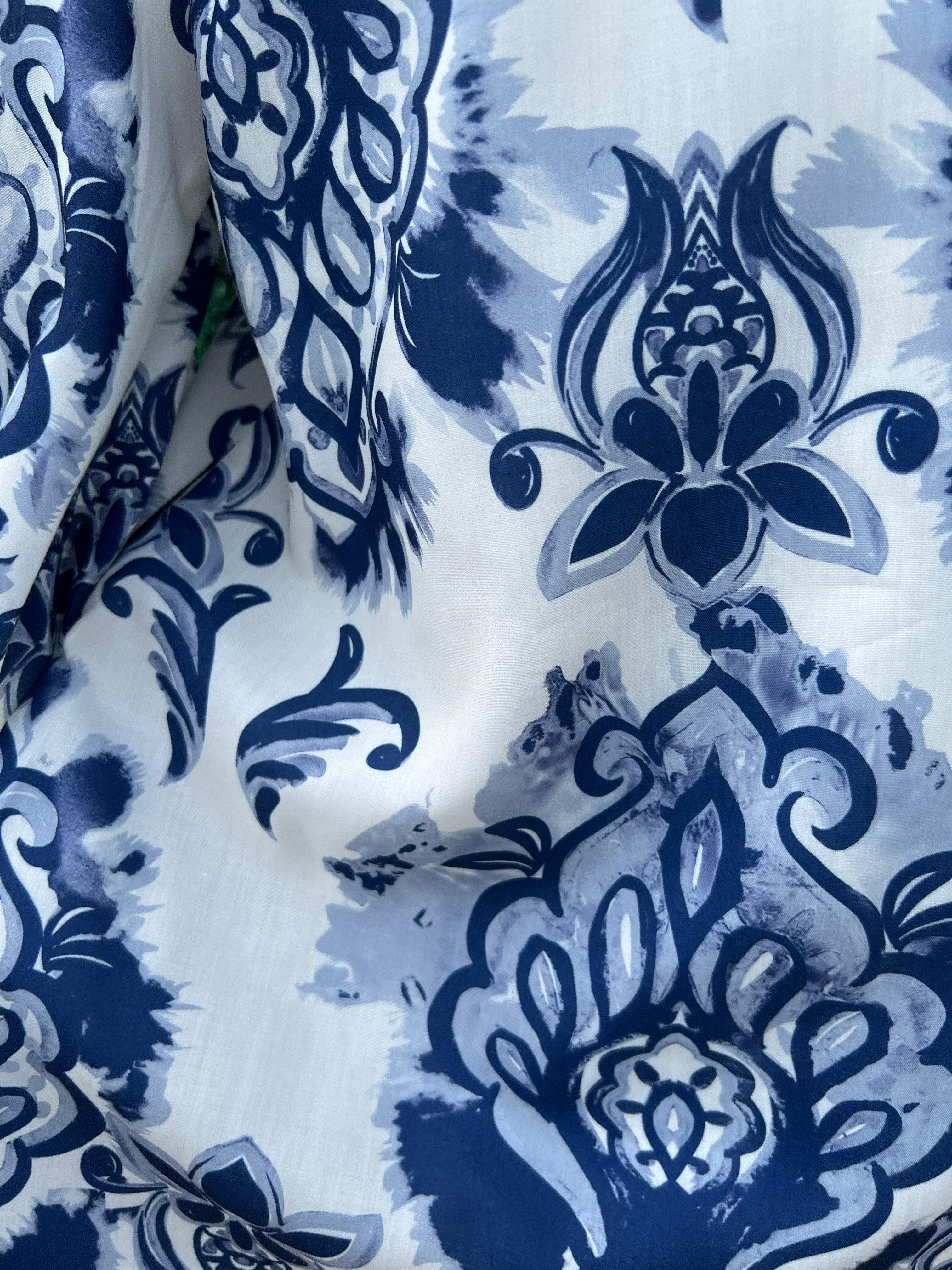 Dramatic Toile Pattern Dress - Image 5