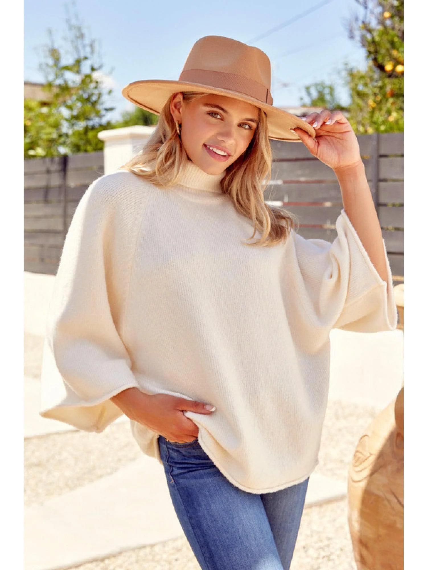 Boxy Turtleneck Sweater - Image 3