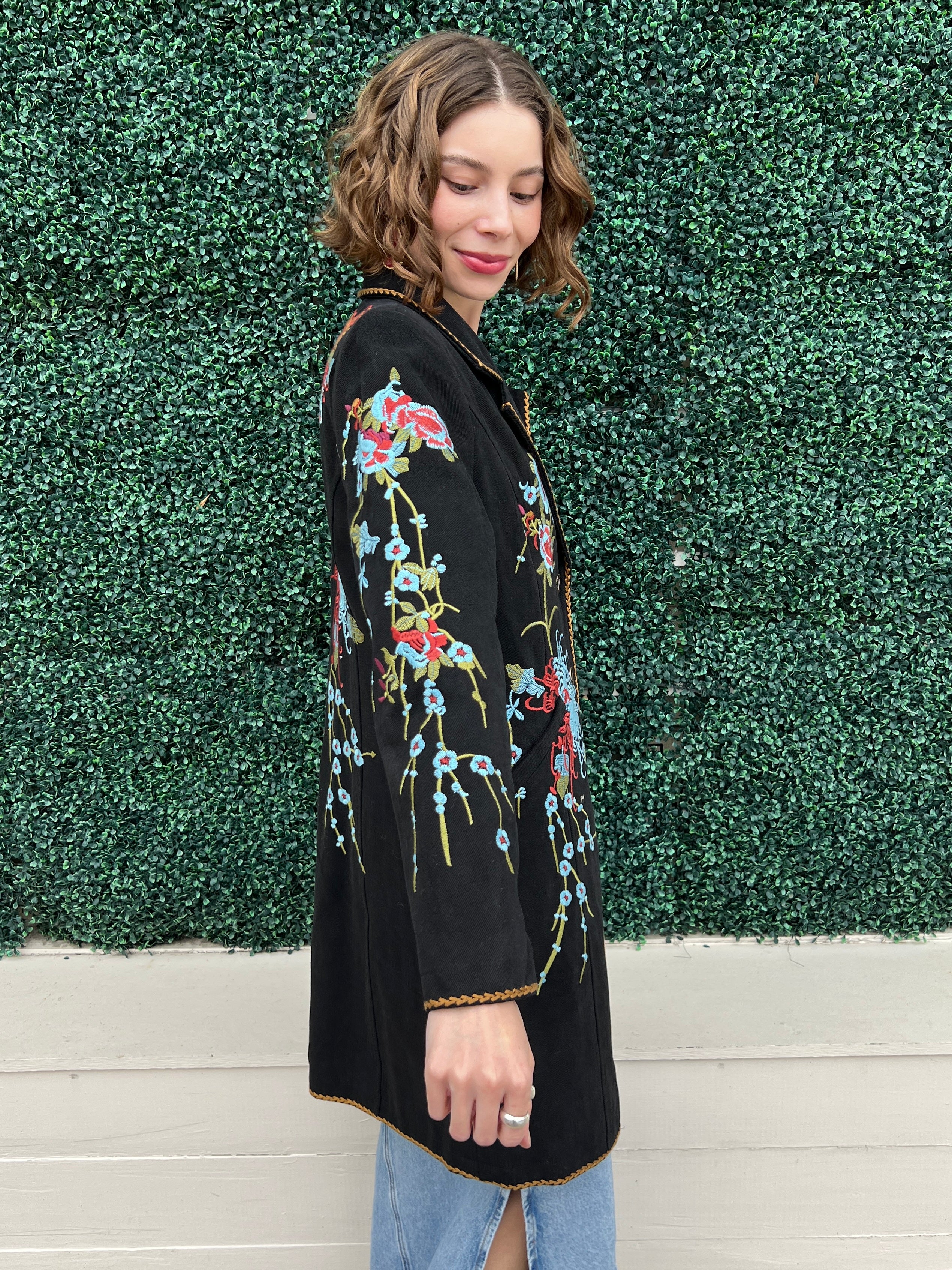 Twill Chrysanthemum Coat - Image 3