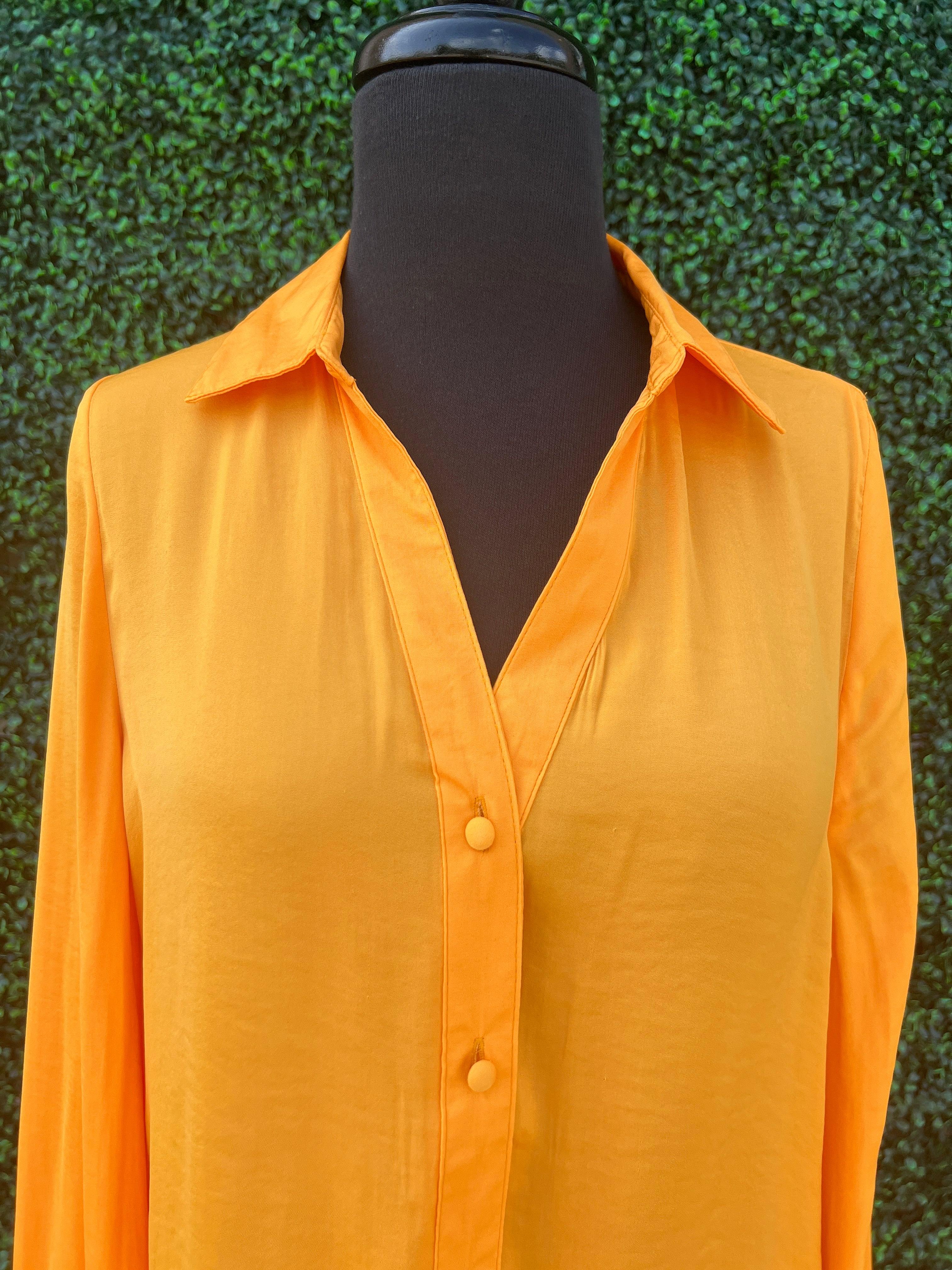 Silky Button Down Shirt - Image 4