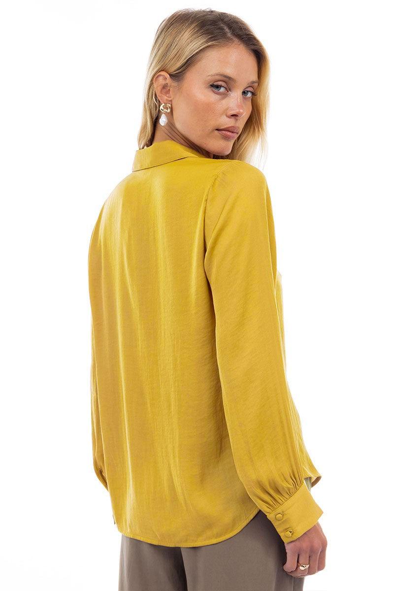 Silky Button Down Shirt - Image 5