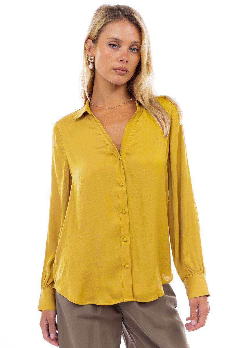 Silky Button Down Shirt - Image 6