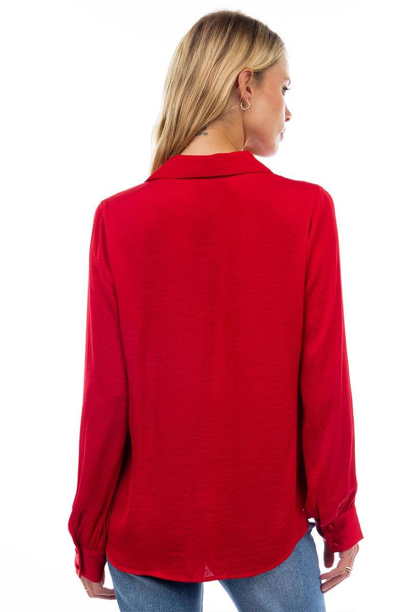 Silky Button Down Shirt - Image 8