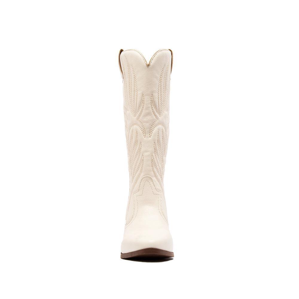 Off White Cowgirl Boot - Image 4