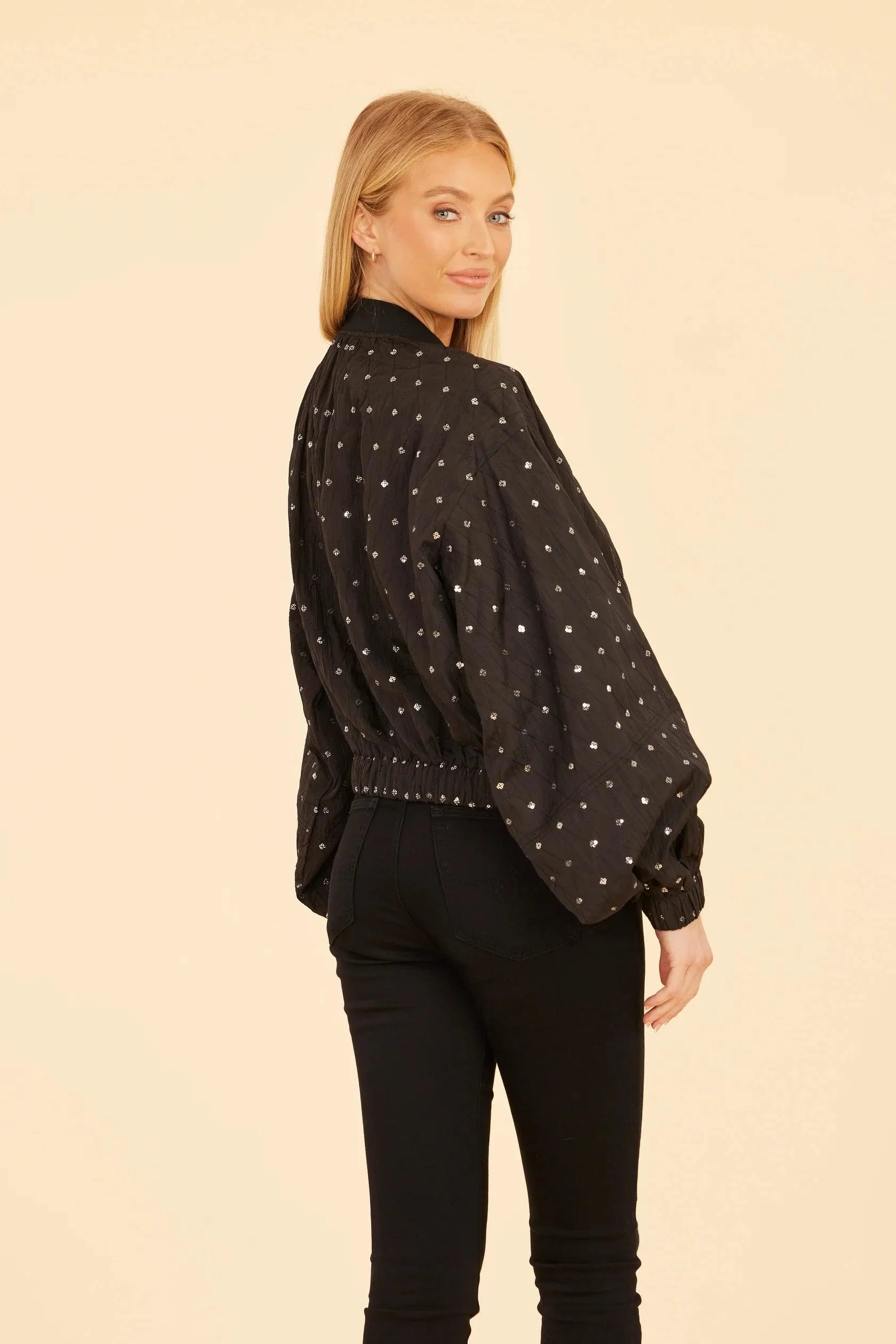 Embellished Bomber Jacket - Image 3